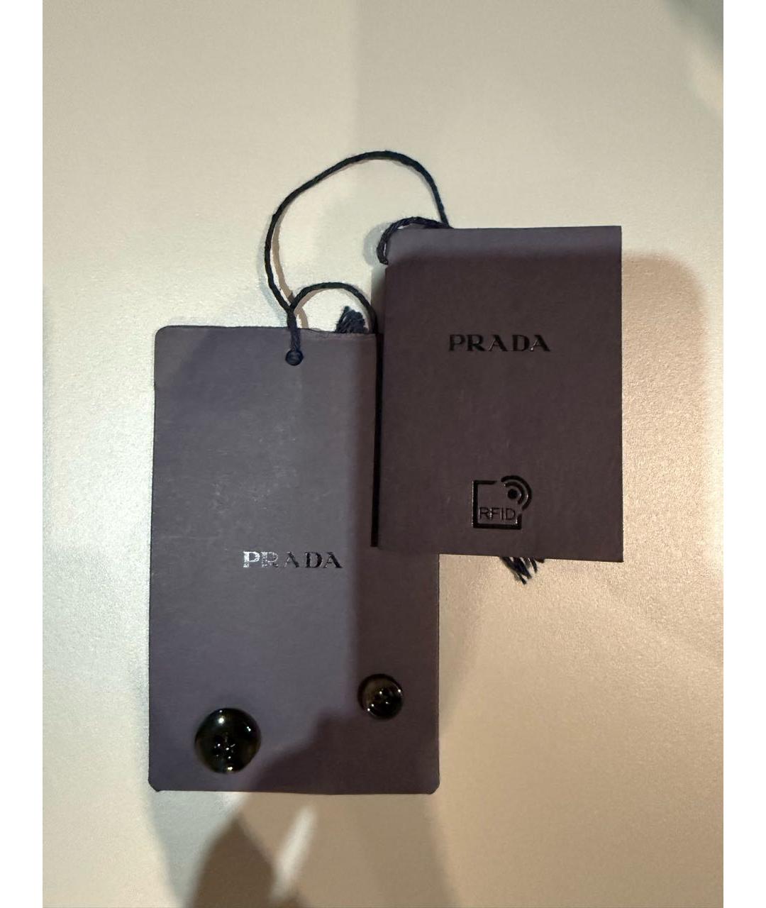 PRADA Черная полиамидовая куртка, фото 8