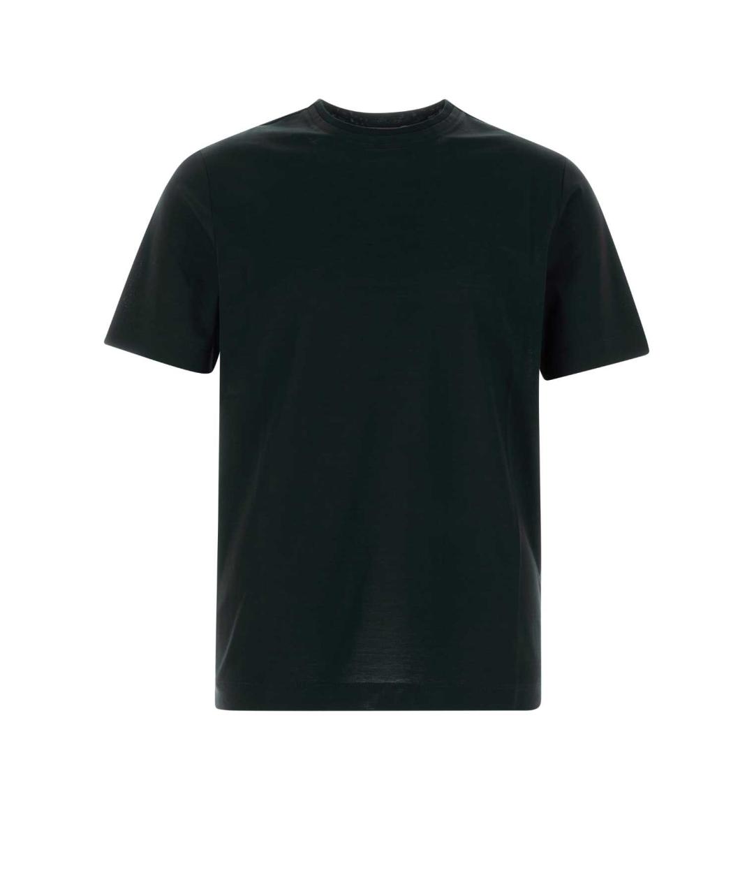 CANALI Черная хлопковая футболка, фото 1