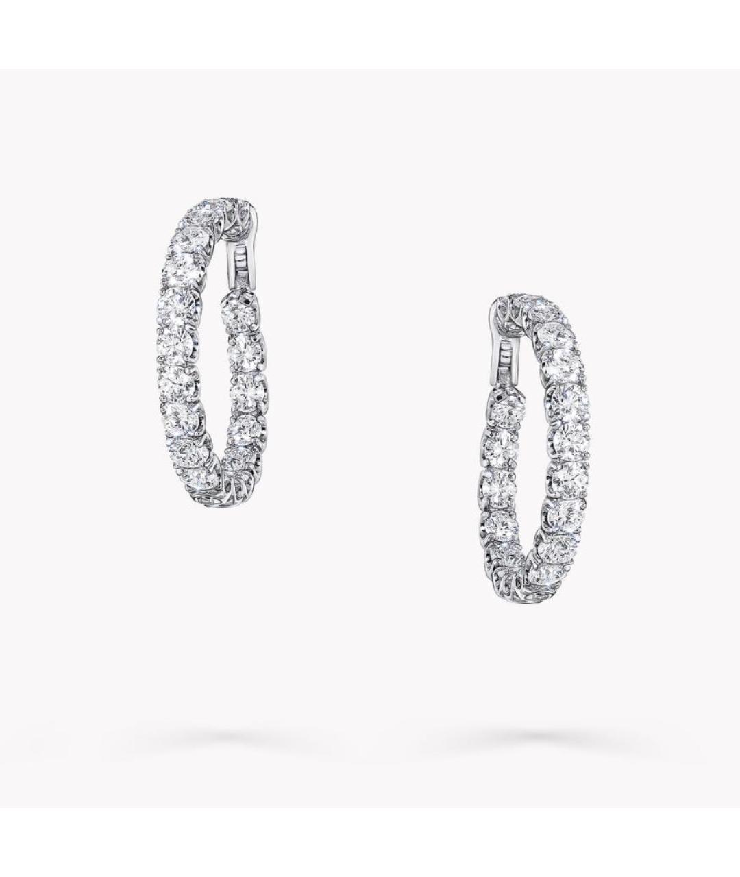 GRAFF Серебряные серьги из белого золота, фото 3