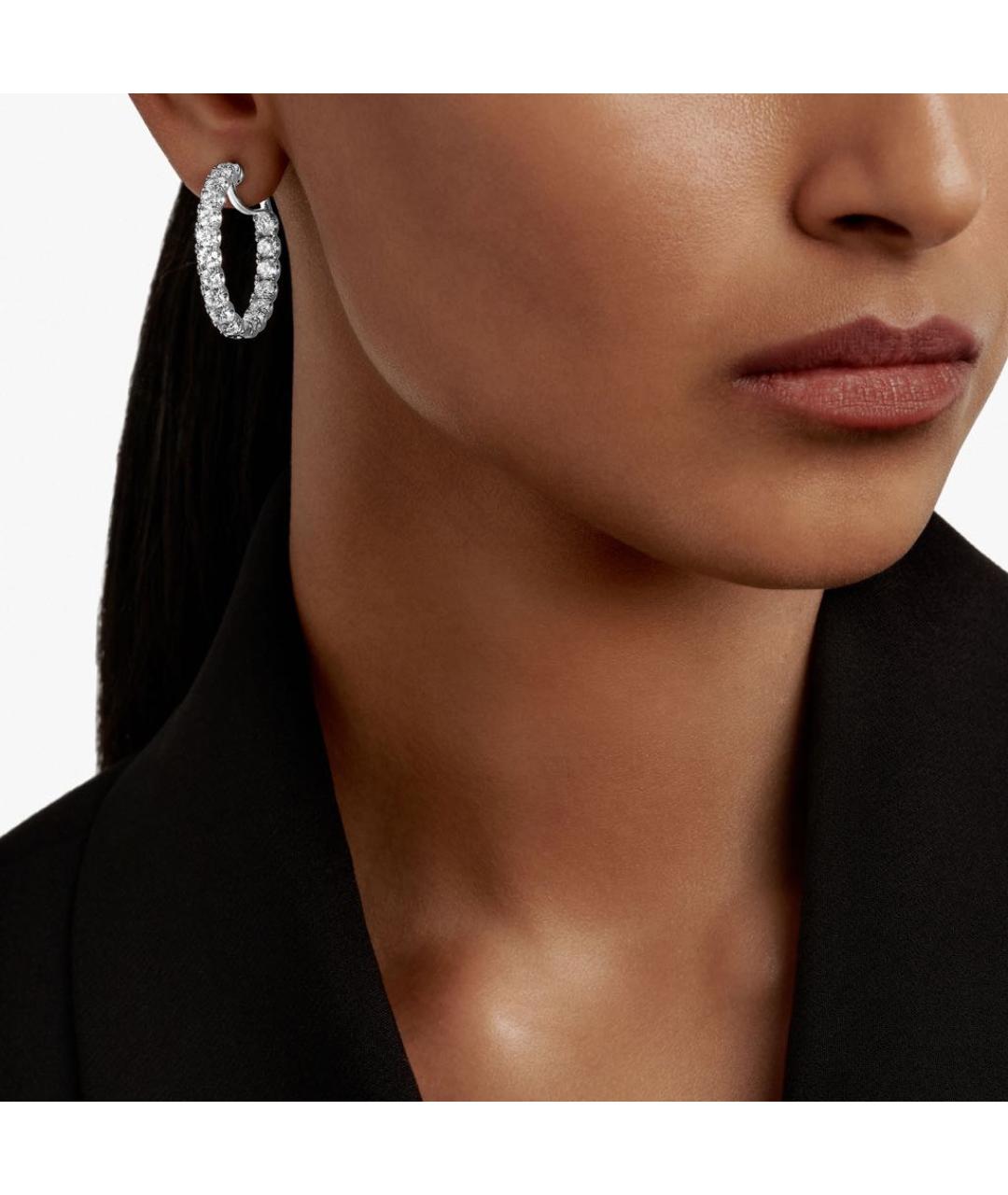 GRAFF Серебряные серьги из белого золота, фото 2