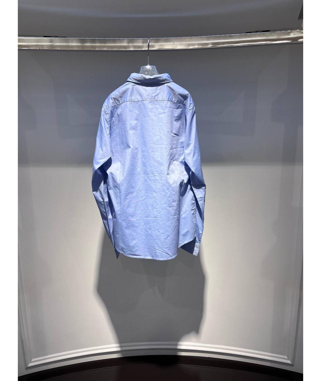 MOSCHINO Голубая хлопковая детская рубашка, фото 3