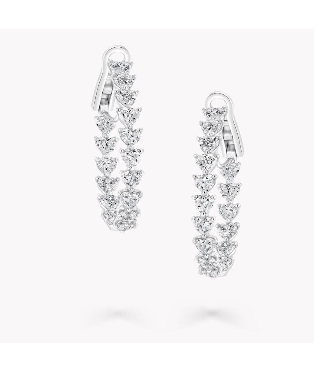 GRAFF Серебряные серьги из белого золота, фото 4