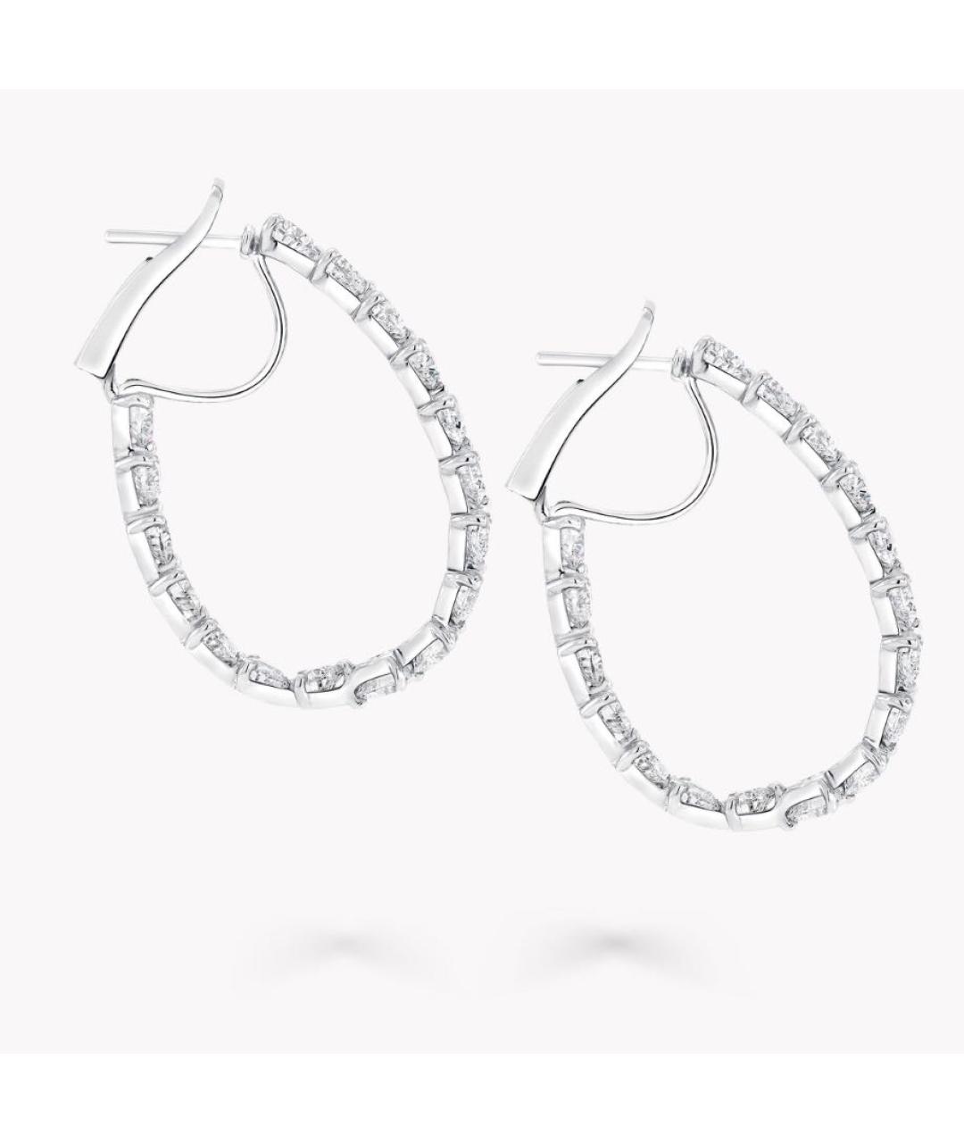 GRAFF Серебряные серьги из белого золота, фото 2