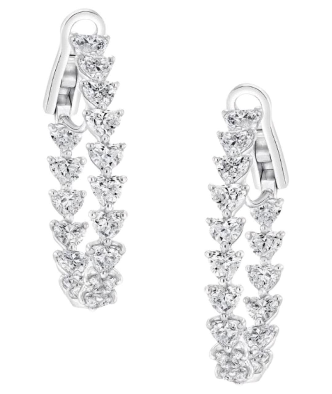 GRAFF Серебряные серьги из белого золота, фото 1