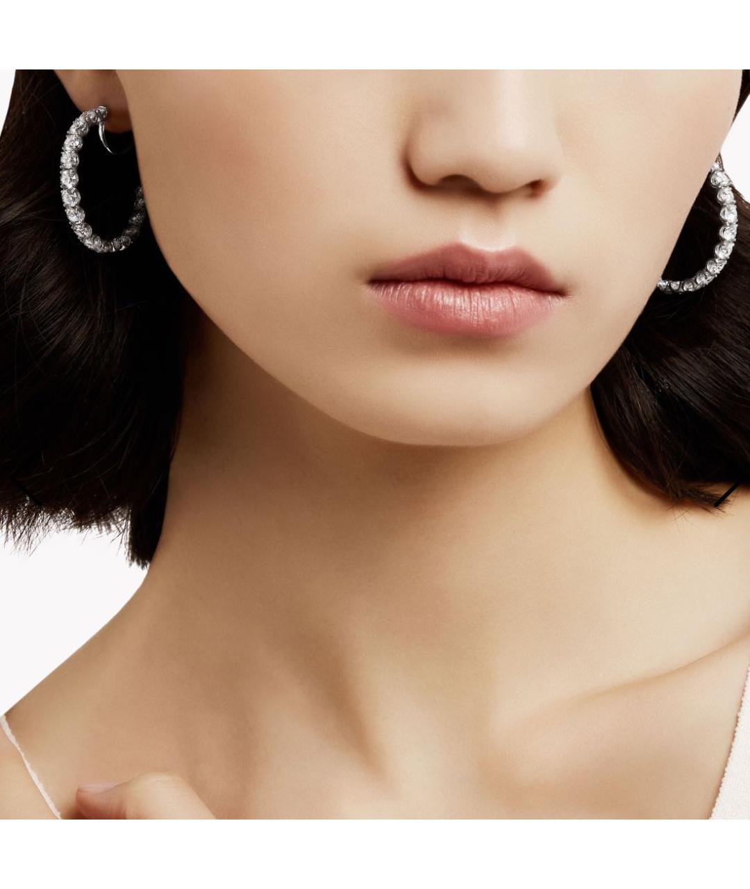 GRAFF Серебряные серьги из белого золота, фото 2