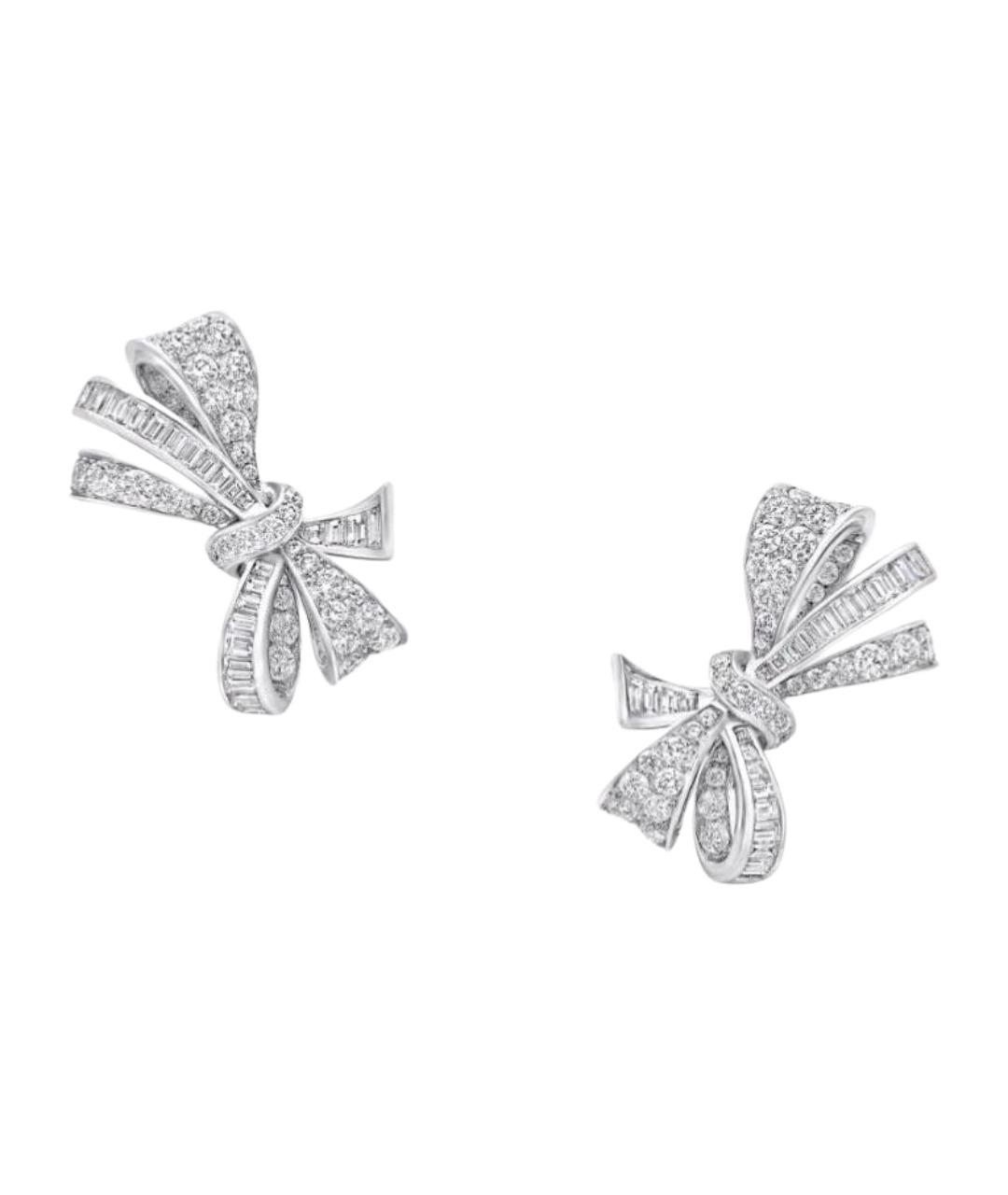 GRAFF Серебряные платиновые серьги, фото 1