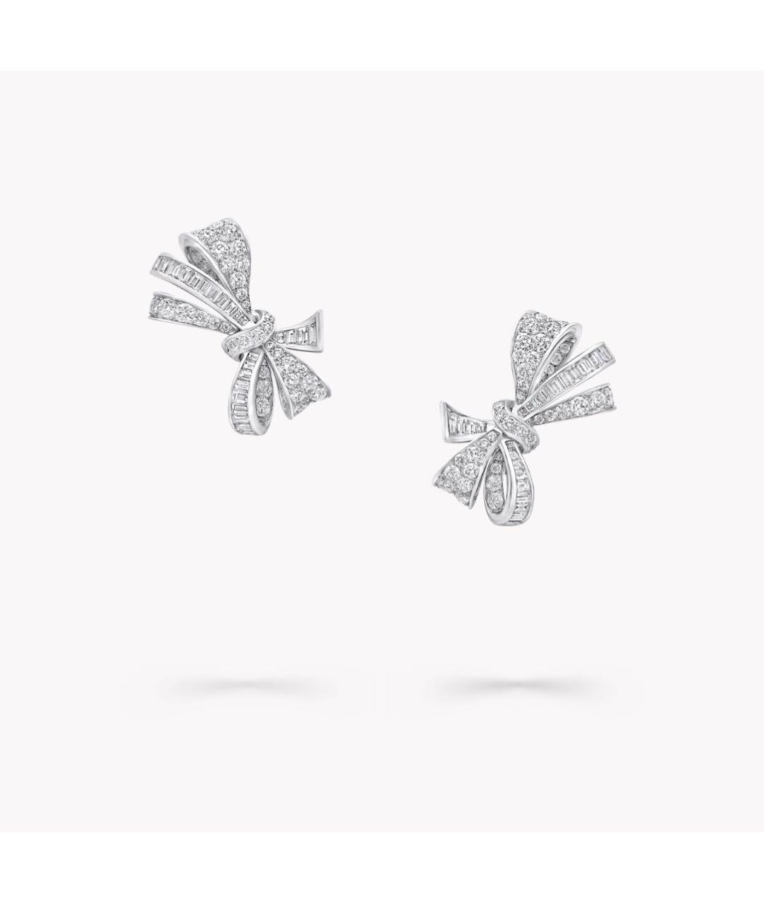 GRAFF Серебряные платиновые серьги, фото 4