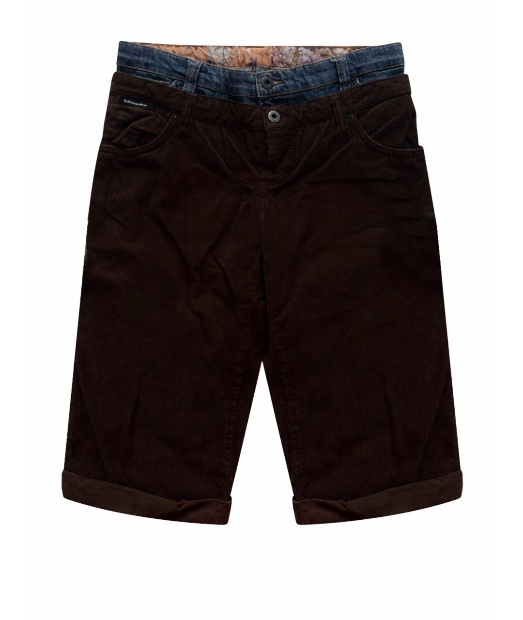 DOLCE&GABBANA Мульти хлопковые капри, фото 1