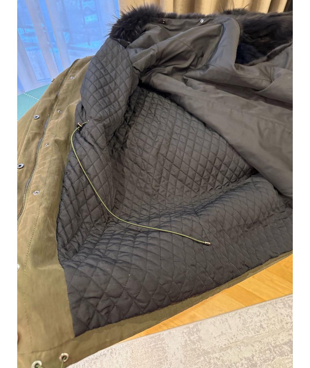 WEEKEND MAX MARA Хаки хлопковая парка, фото 8