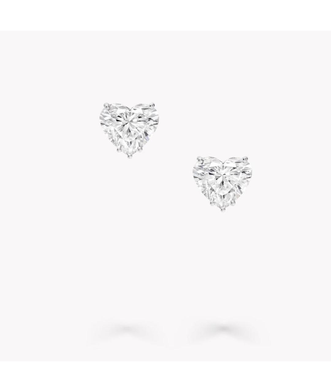 GRAFF Серебряные платиновые серьги, фото 4