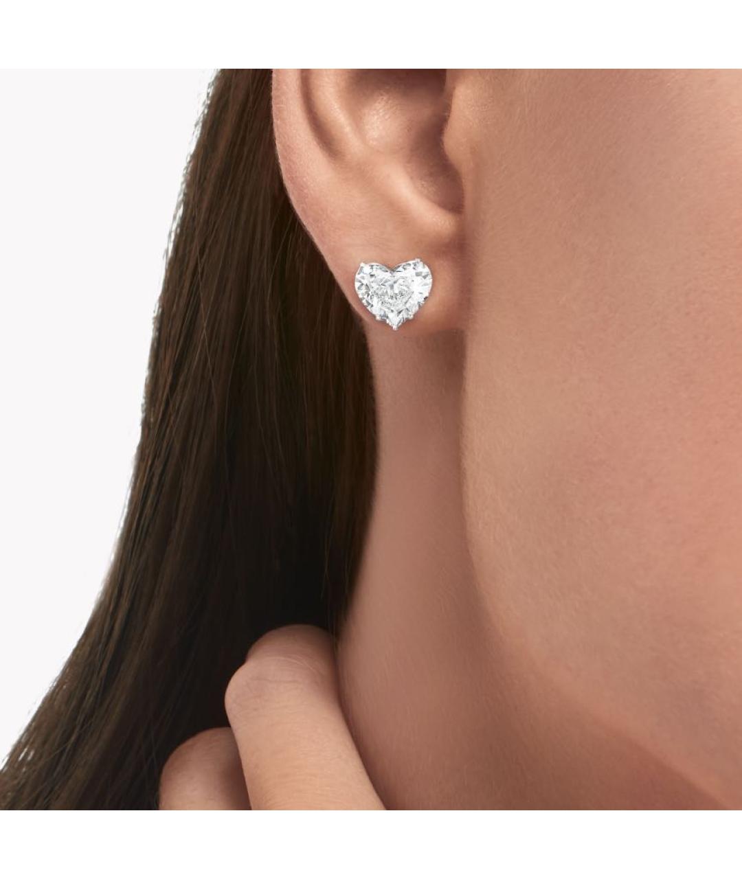 GRAFF Серебряные платиновые серьги, фото 2