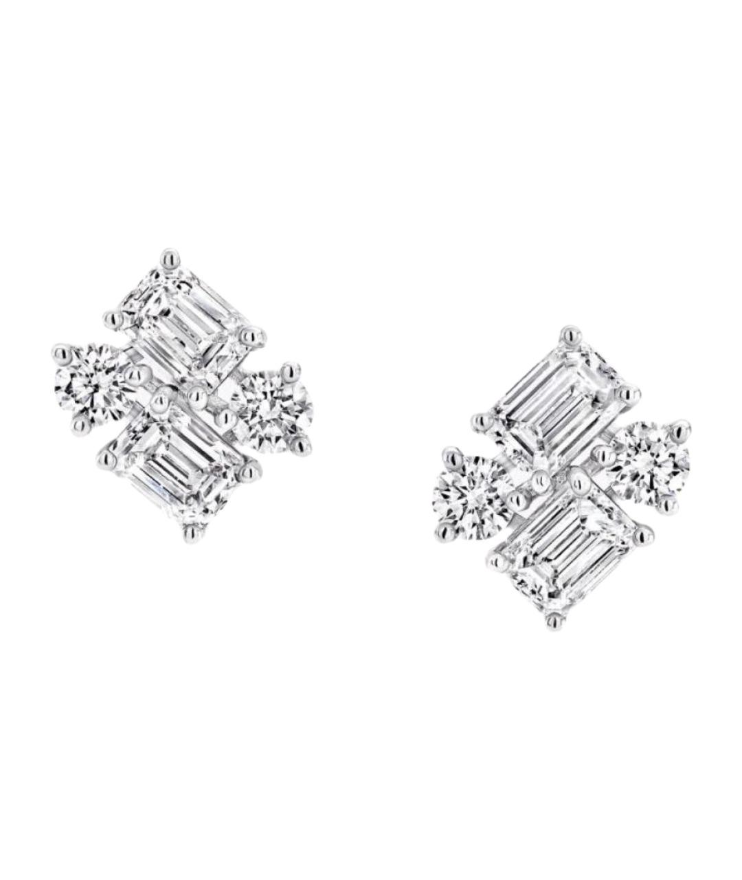 GRAFF Серебряные платиновые серьги, фото 1