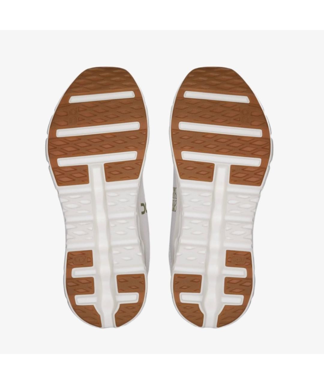 ON Бежевые синтетические низкие кроссовки / кеды, фото 3