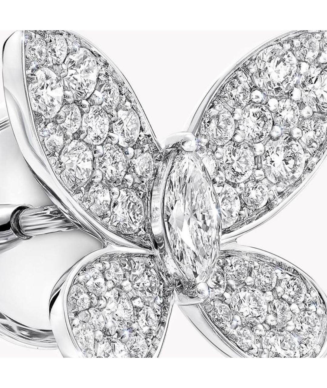 GRAFF Серебряные платиновые серьги, фото 3