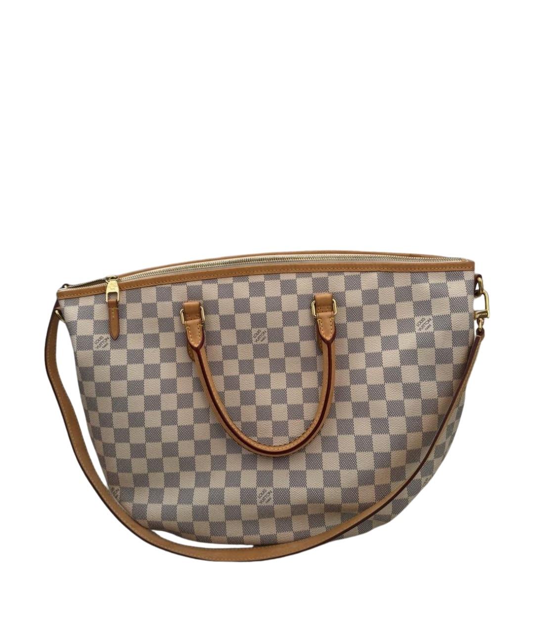 LOUIS VUITTON Бежевая сумка с короткими ручками из искусственной кожи, фото 1