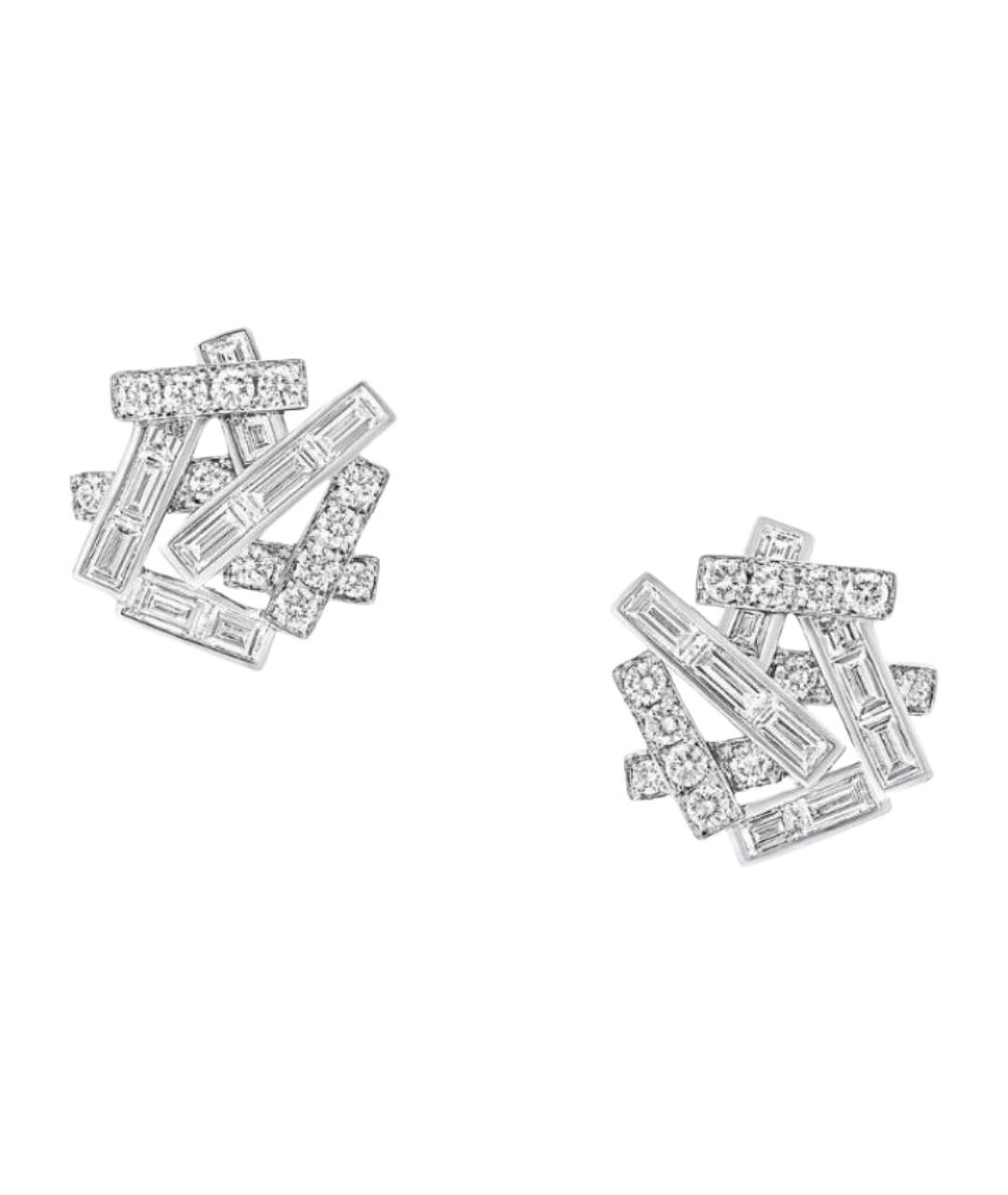 GRAFF Серебряные платиновые серьги, фото 1