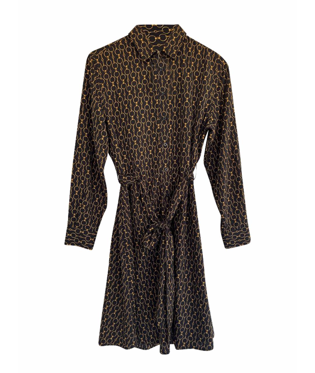 RALPH LAUREN Черное полиэстеровое повседневное платье, фото 1