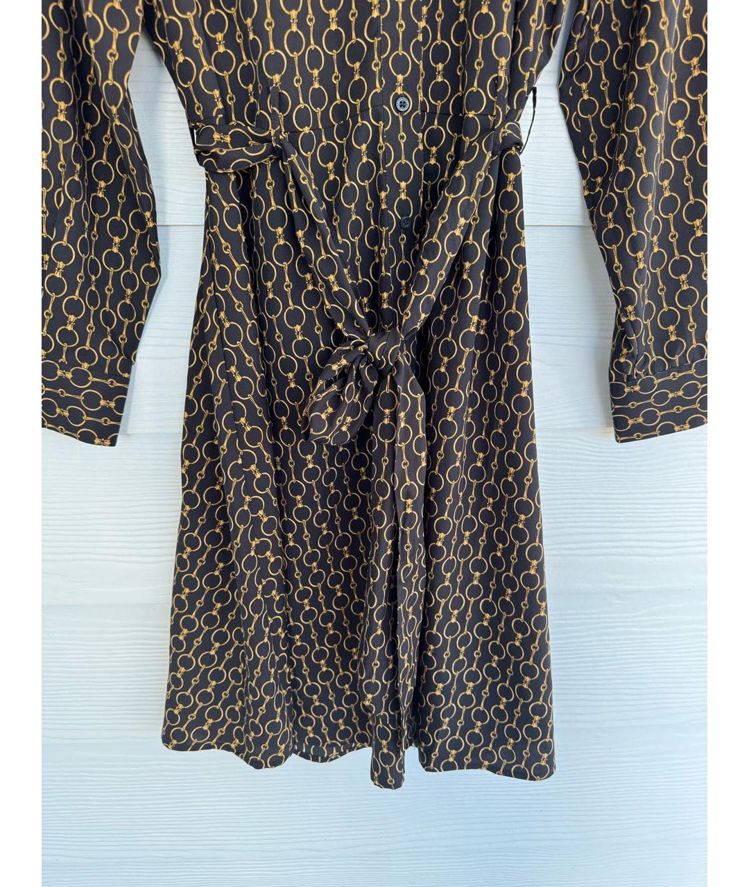 RALPH LAUREN Черное полиэстеровое повседневное платье, фото 3