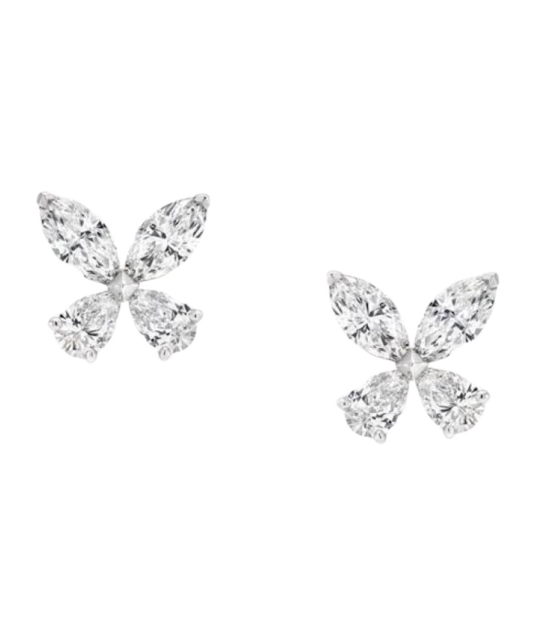 GRAFF Серебряные серьги из белого золота, фото 1