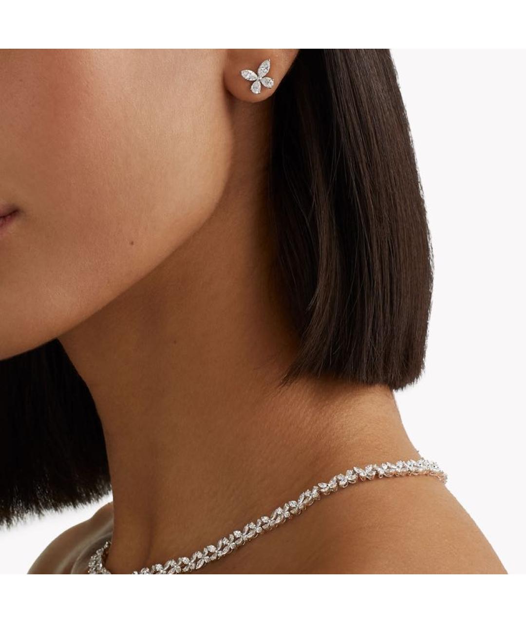 GRAFF Серебряные серьги из белого золота, фото 2