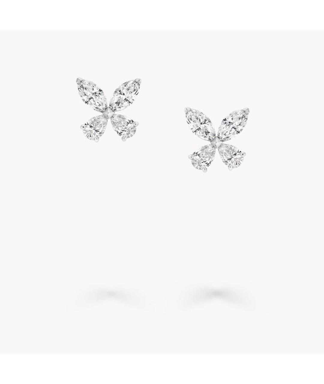 GRAFF Серебряные серьги из белого золота, фото 4