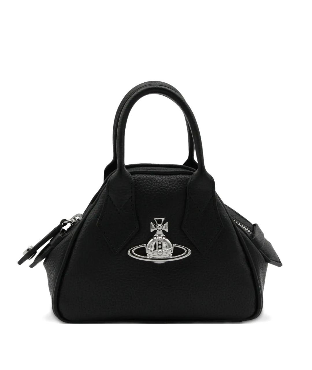 VIVIENNE WESTWOOD Черная сумка тоут из искусственной кожи, фото 1