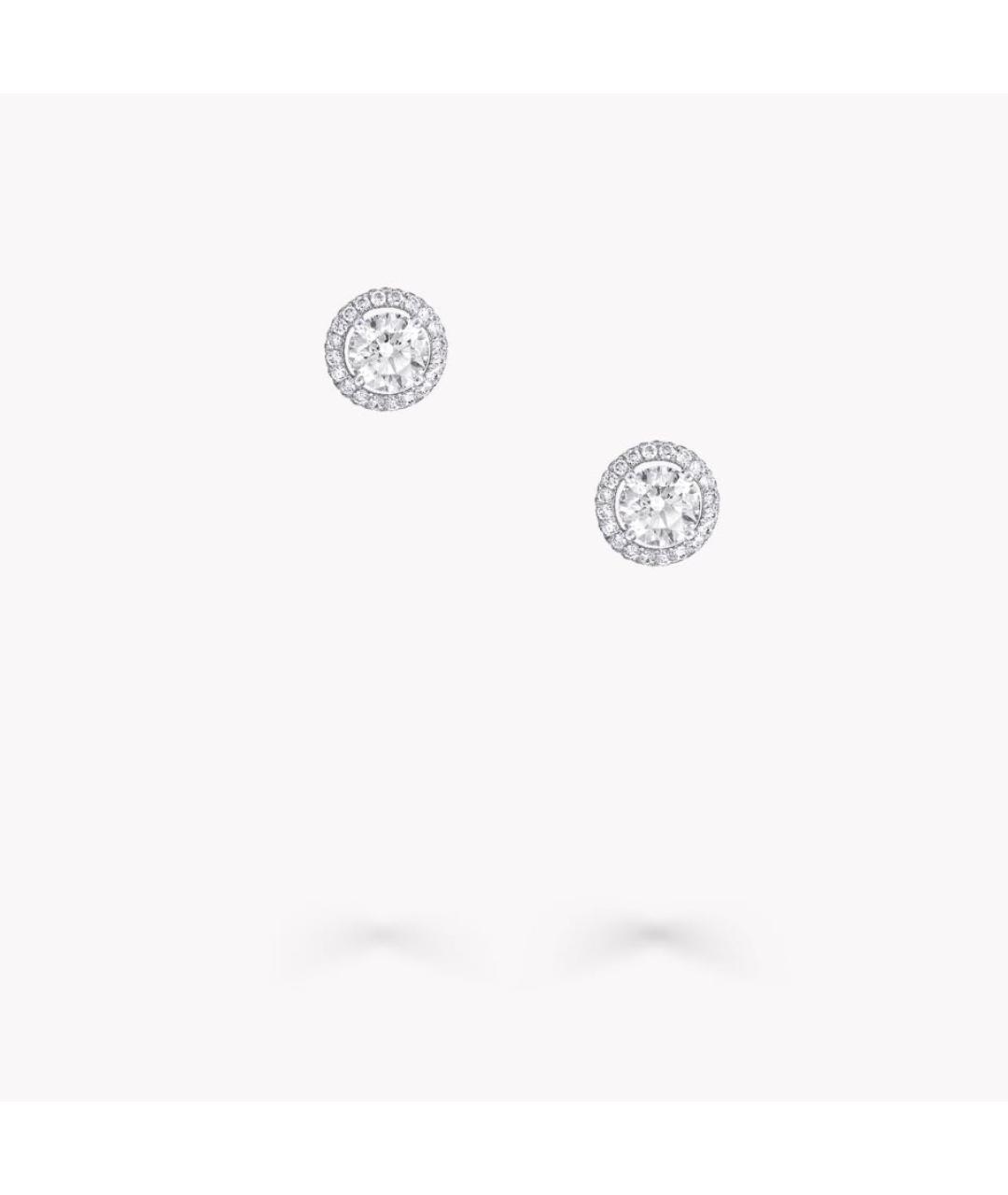 GRAFF Серебряные платиновые серьги, фото 4