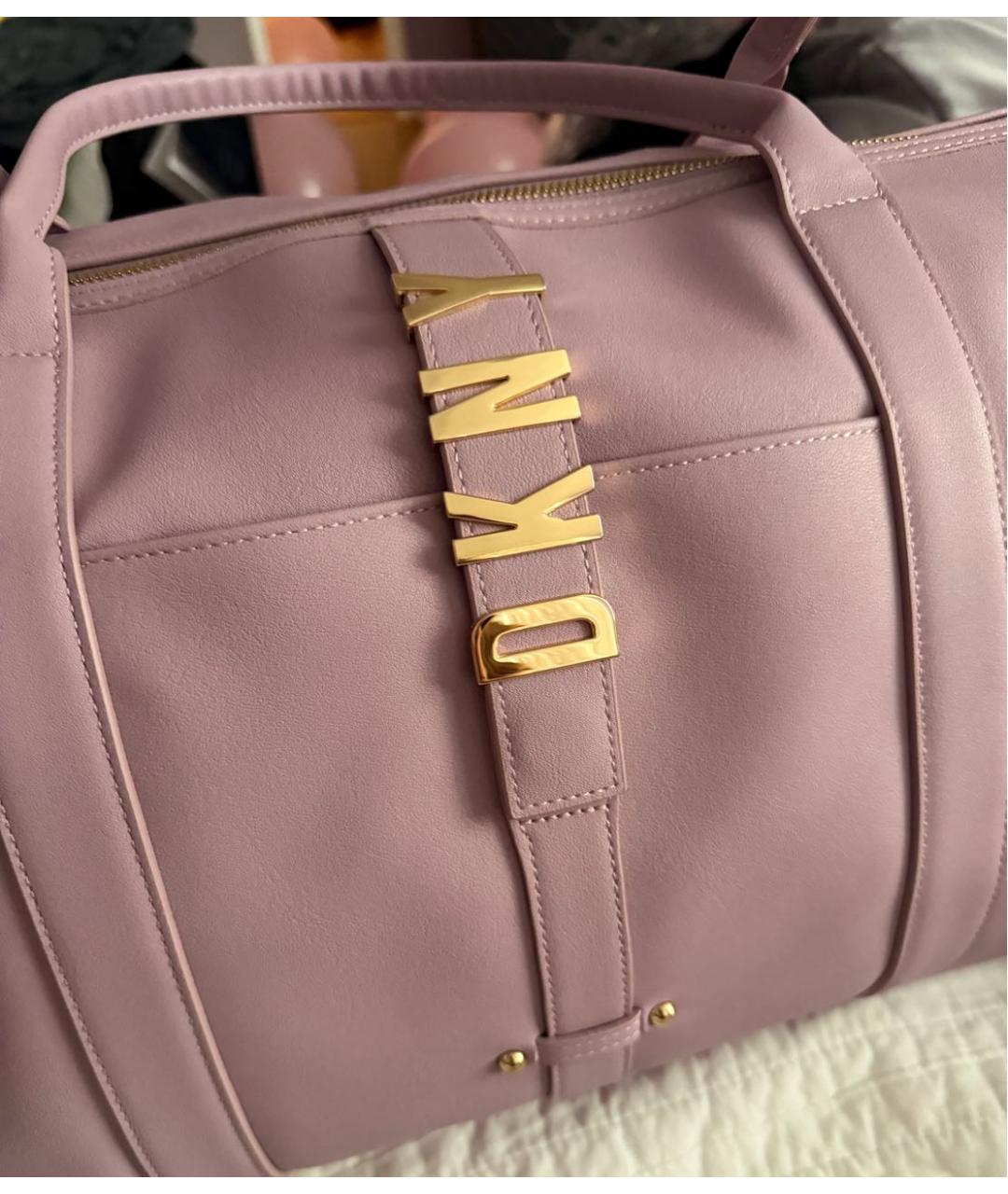 DKNY Фиолетовая дорожная/спортивная сумка, фото 4