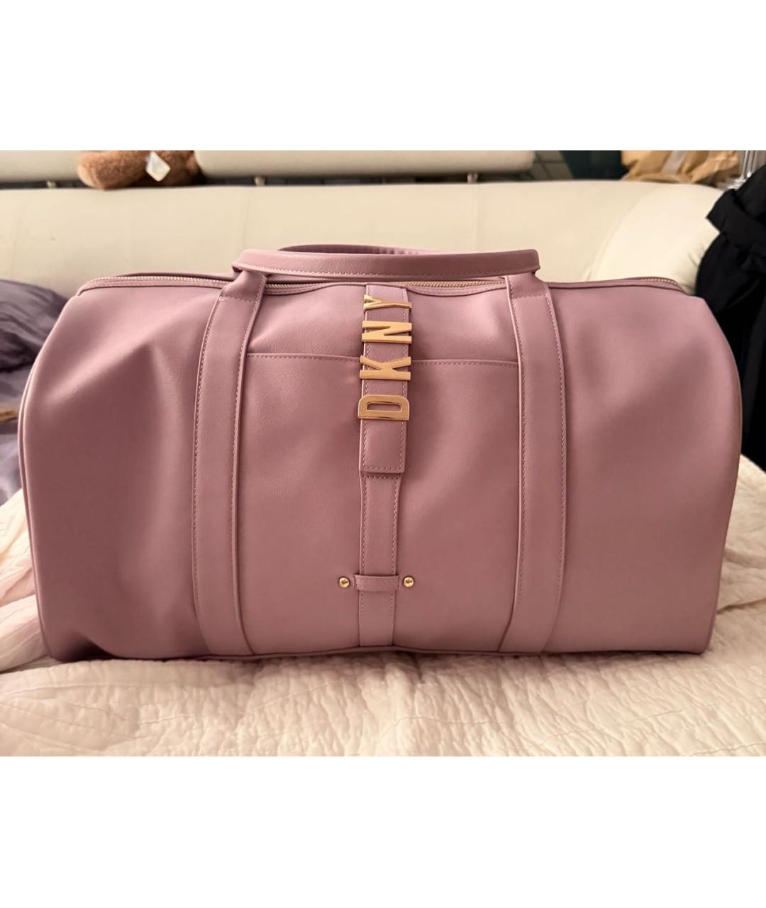 DKNY Фиолетовая дорожная/спортивная сумка, фото 6