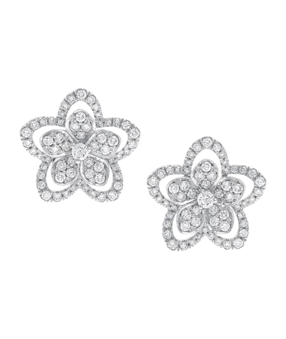 GRAFF Серебряные платиновые серьги, фото 1