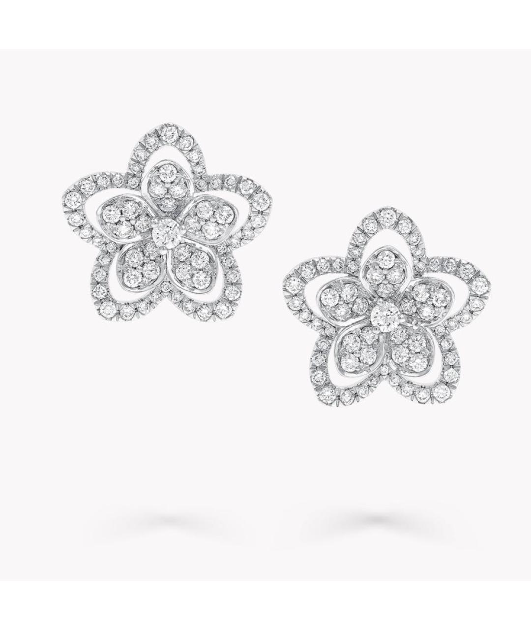 GRAFF Серебряные платиновые серьги, фото 5