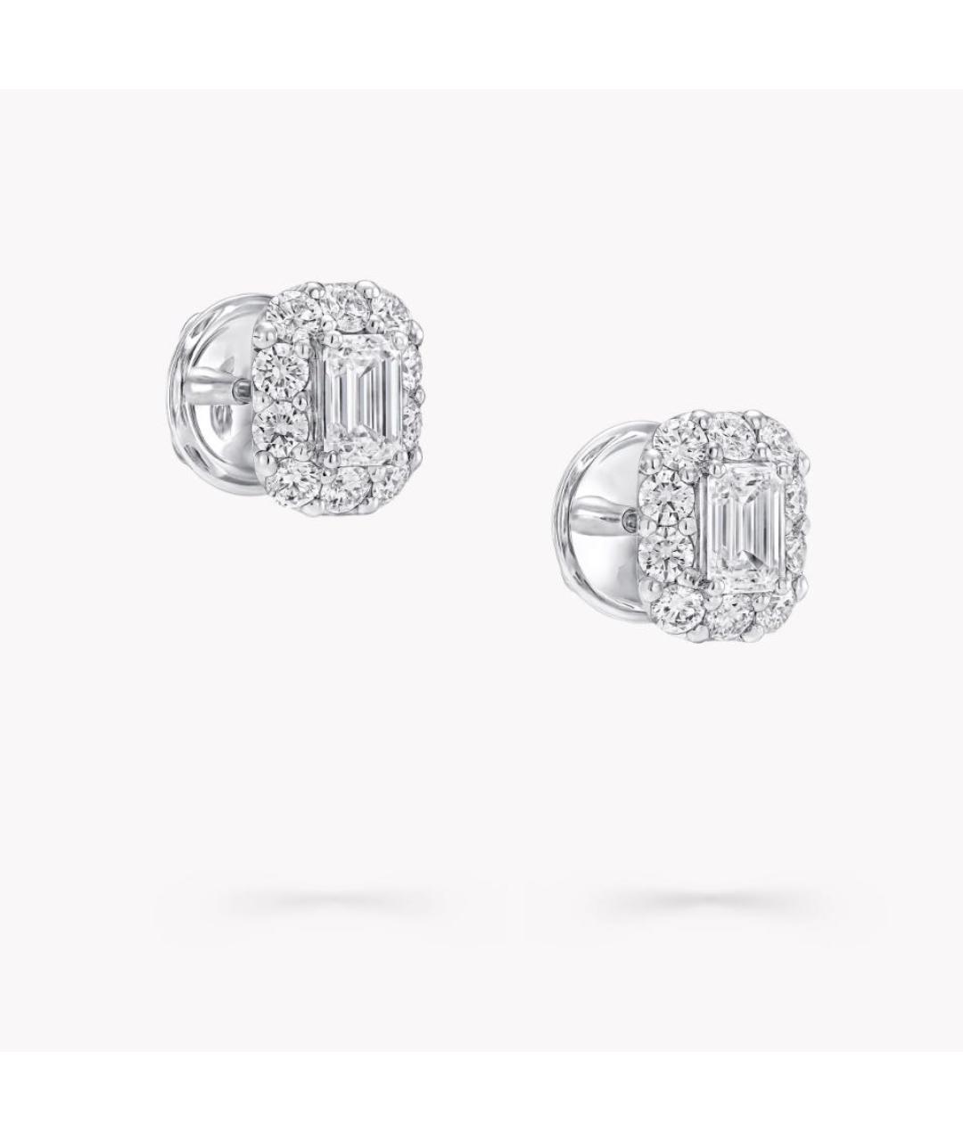 GRAFF Серебряные серьги из белого золота, фото 2