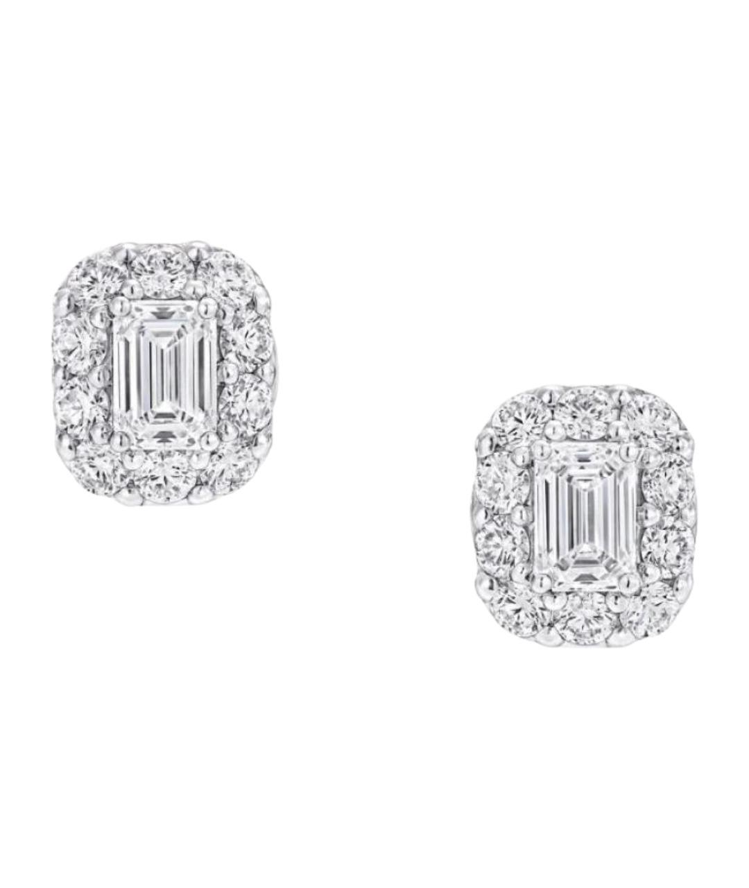 GRAFF Серебряные серьги из белого золота, фото 1