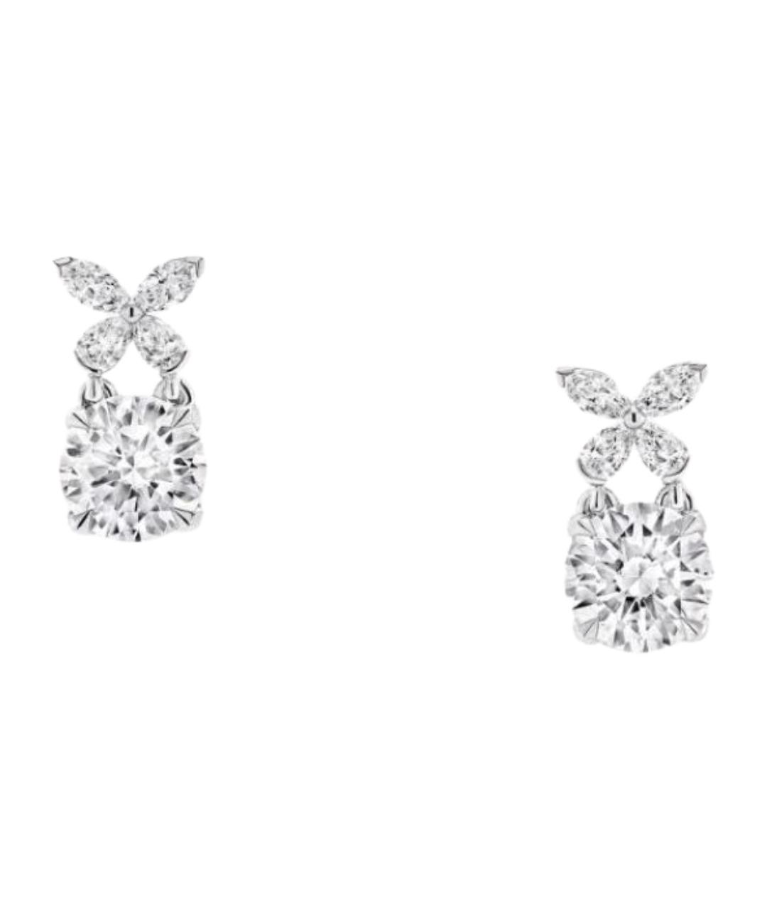 GRAFF Серебряные серьги из белого золота, фото 1