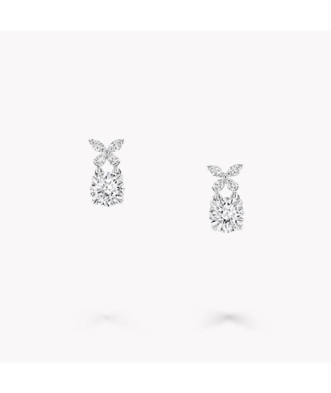 GRAFF Серебряные серьги из белого золота, фото 3