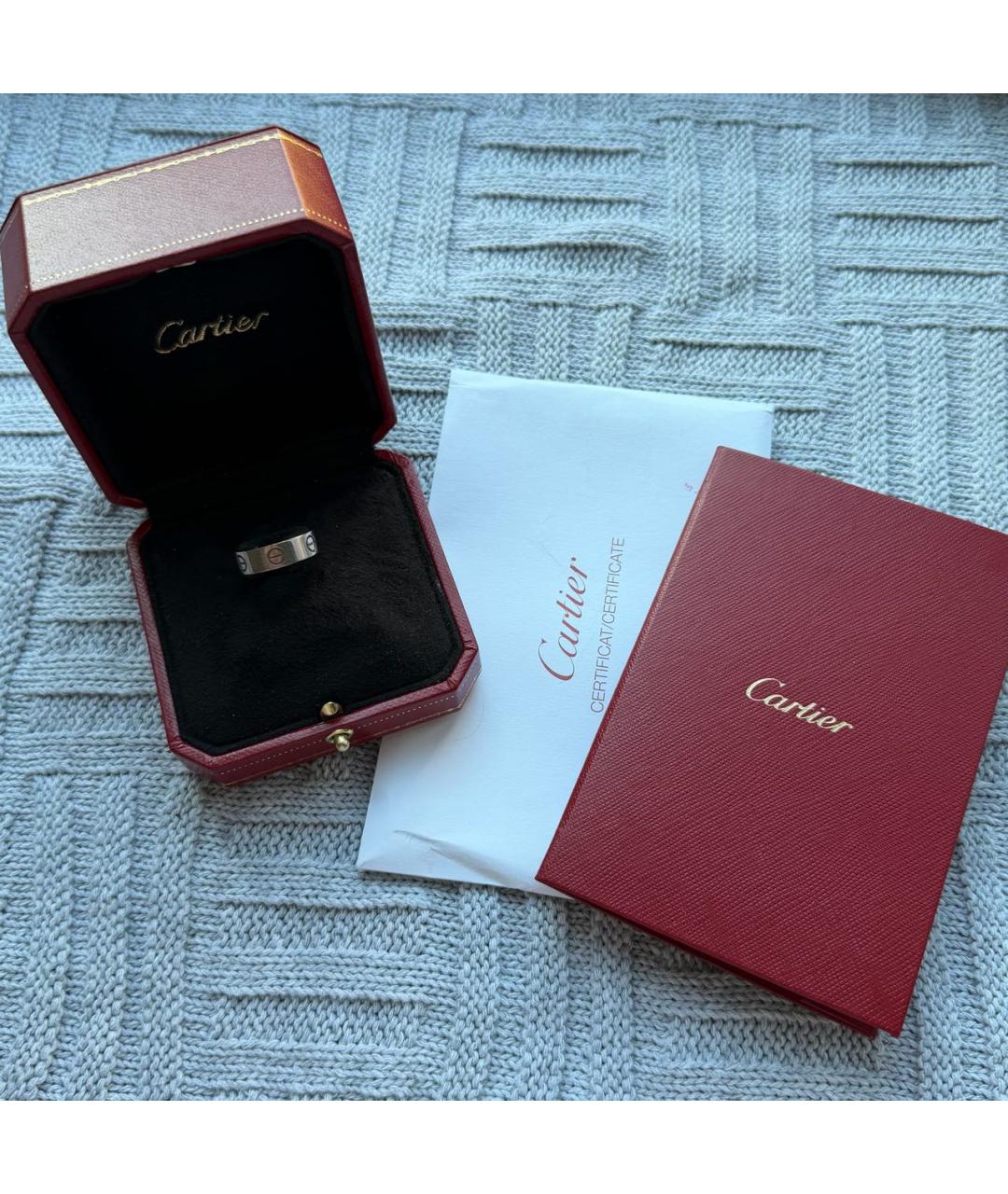 CARTIER Серое кольцо из белого золота, фото 2