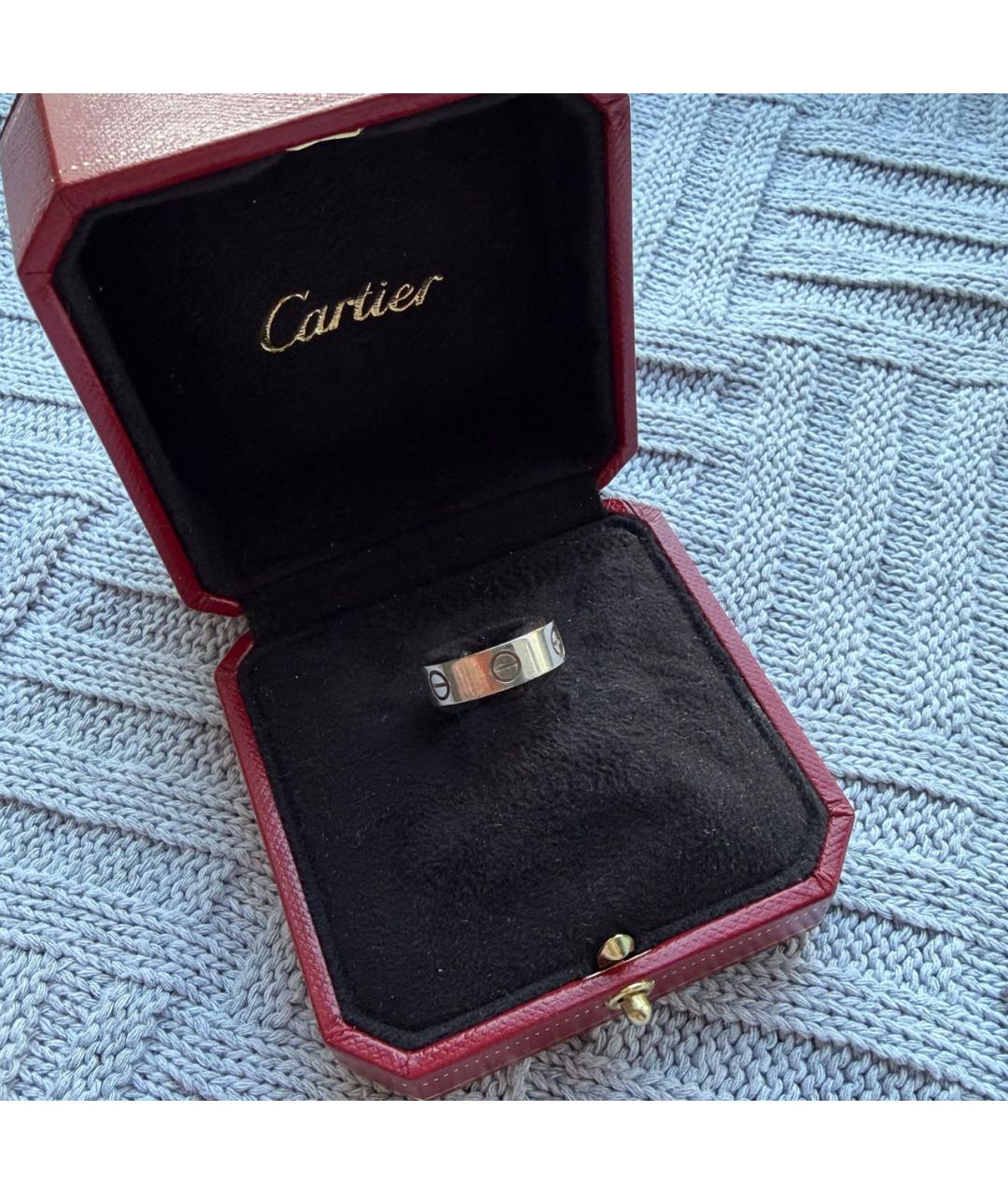 CARTIER Серое кольцо из белого золота, фото 3