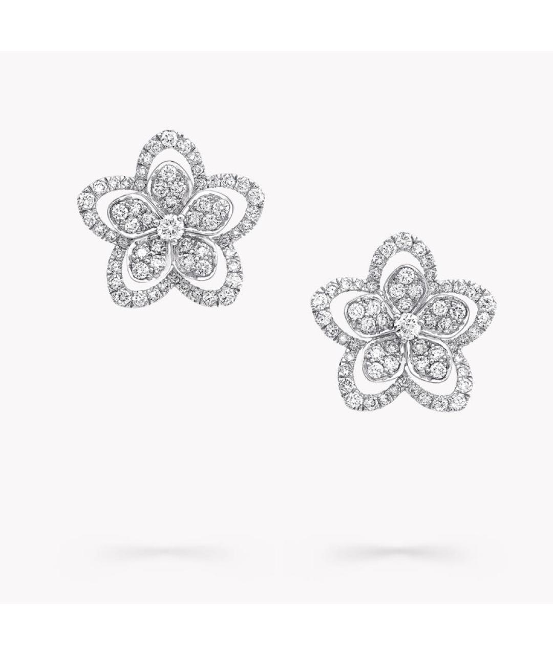 GRAFF Серебряные платиновые серьги, фото 4