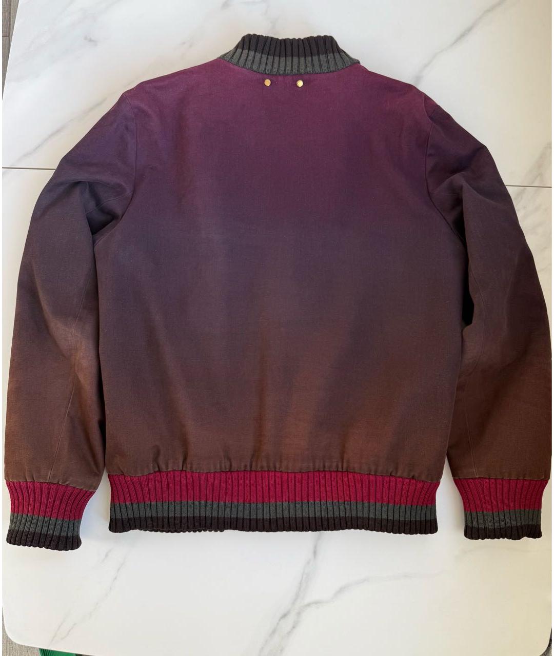 LOUIS VUITTON Бордовая хлопковая куртка, фото 2