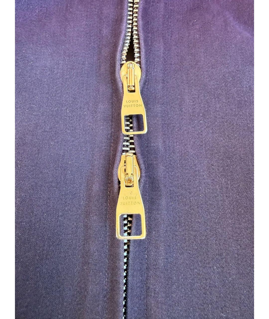 LOUIS VUITTON Бордовая хлопковая куртка, фото 4