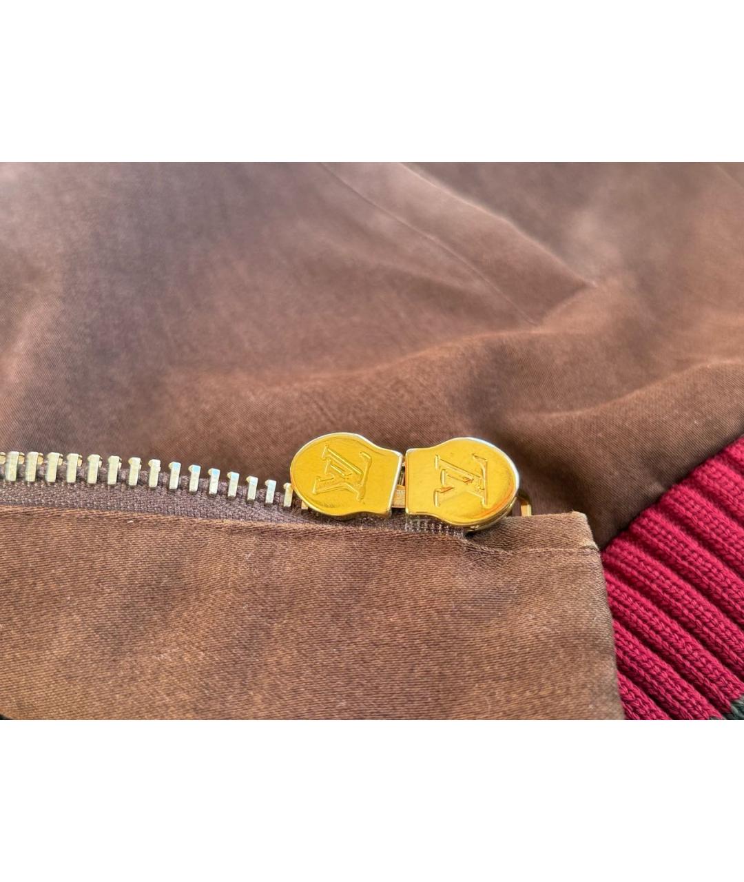 LOUIS VUITTON Бордовая хлопковая куртка, фото 6