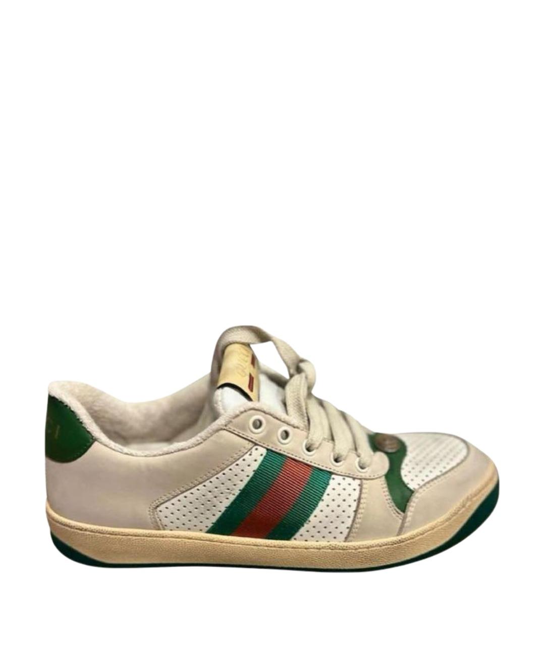 GUCCI Мульти кожаные кроссовки, фото 1