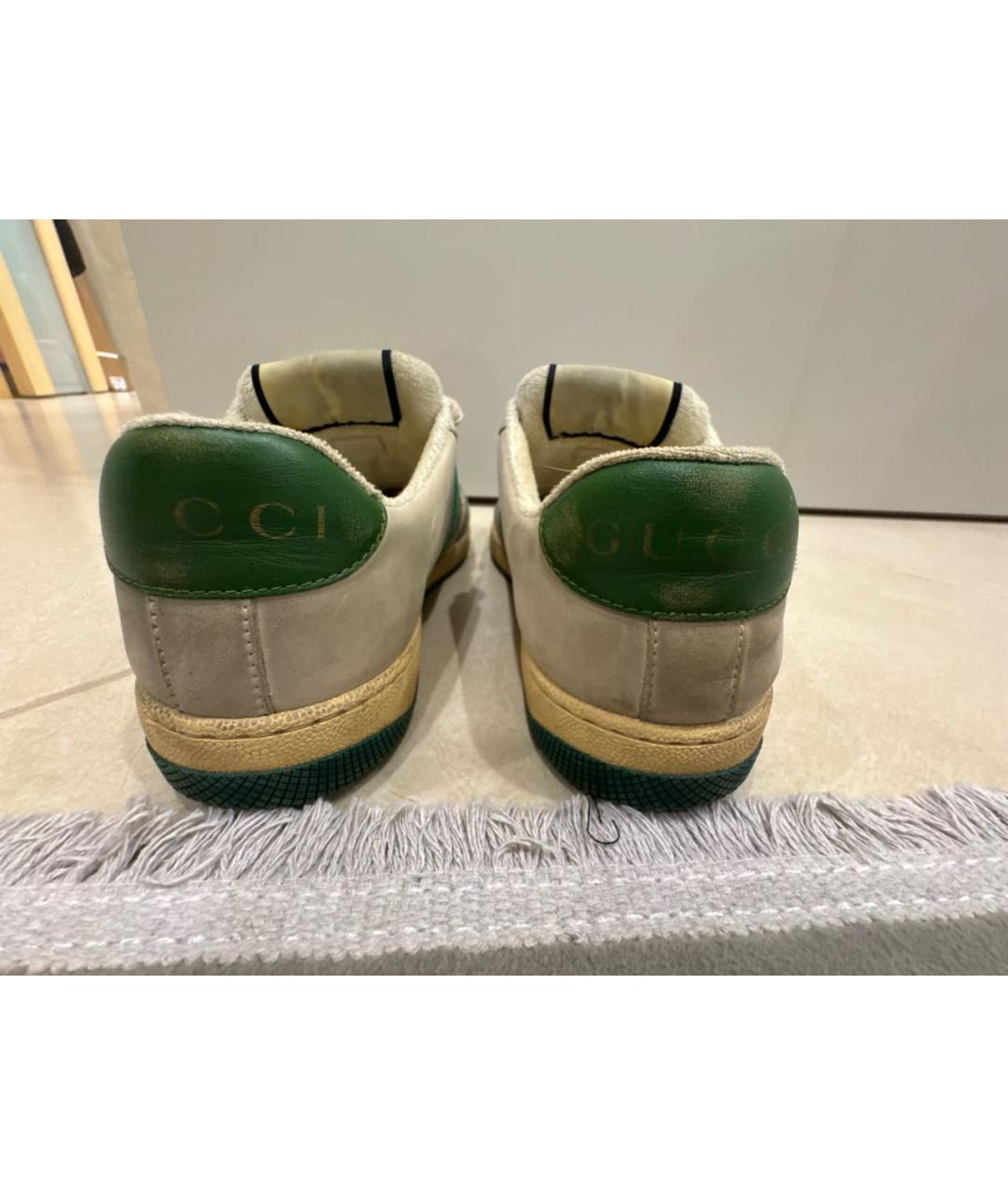 GUCCI Мульти кожаные кроссовки, фото 4