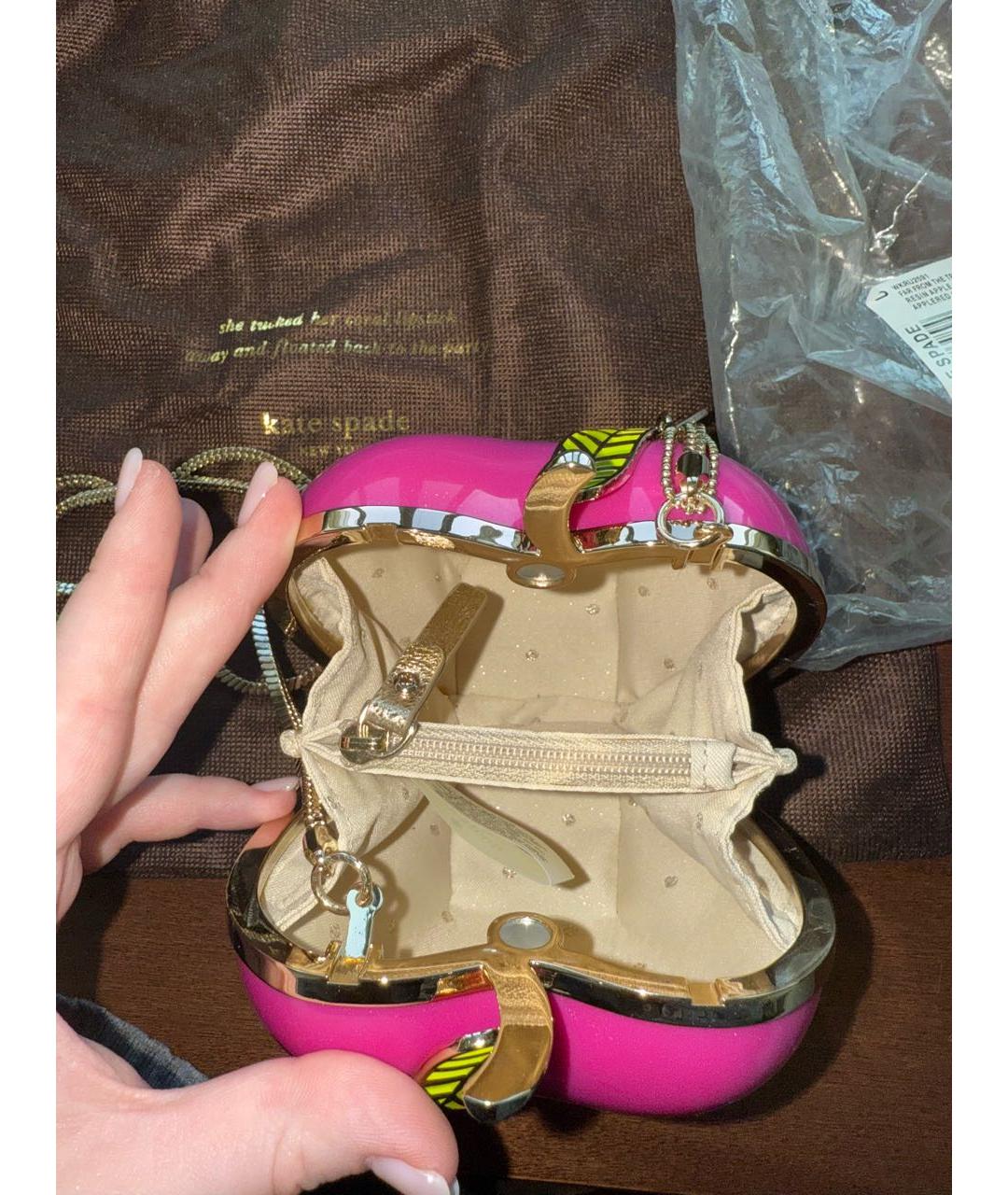 KATE SPADE Розовая сумка через плечо, фото 4