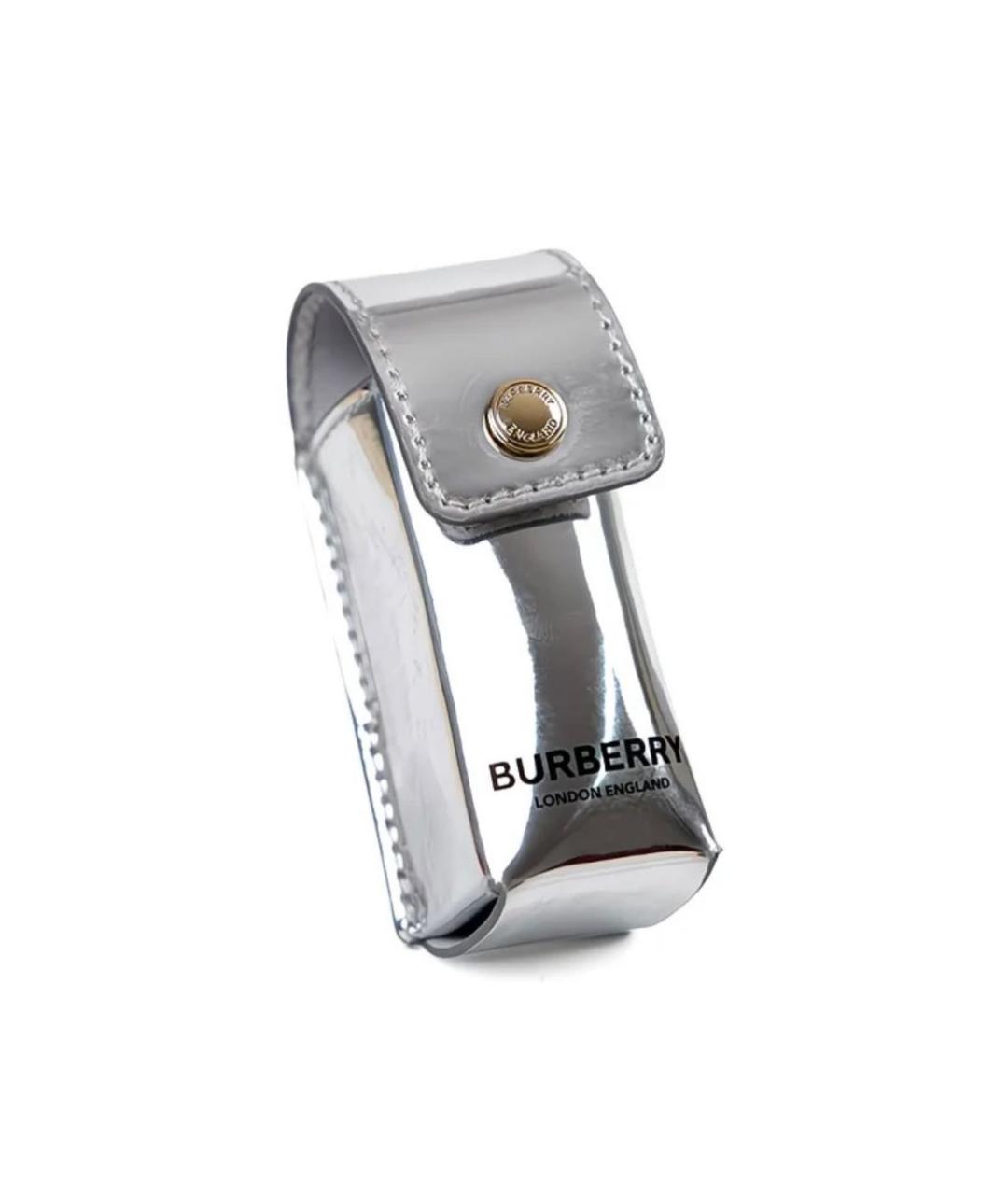 BURBERRY Серебрянный брелок, фото 1