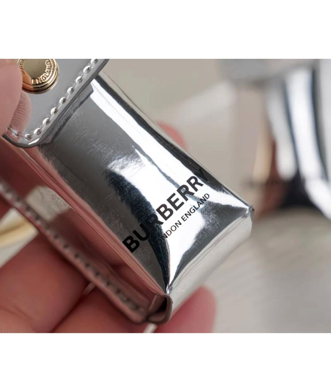BURBERRY Серебрянный брелок, фото 3