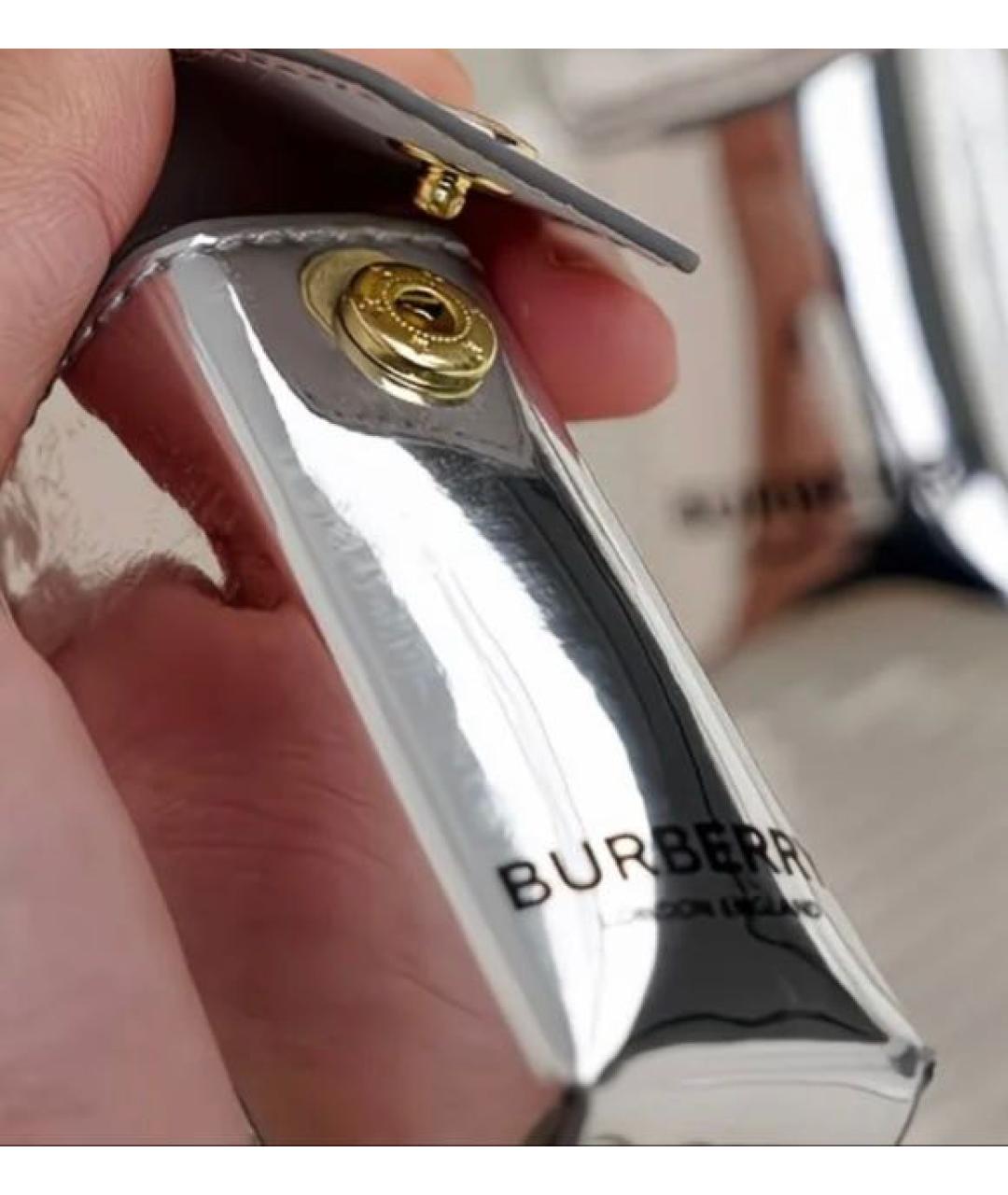 BURBERRY Серебрянный брелок, фото 2