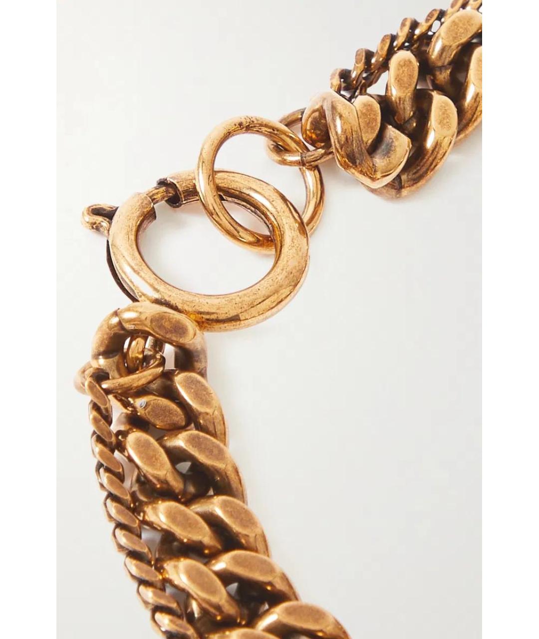 ACNE STUDIOS Золотой латунный браслет, фото 4