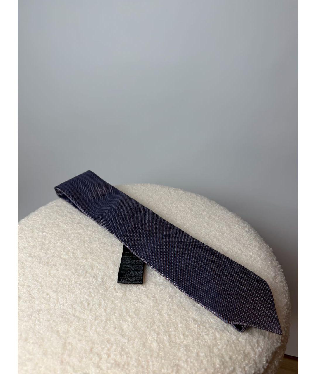 BRIONI Синий шелковый галстук, фото 9