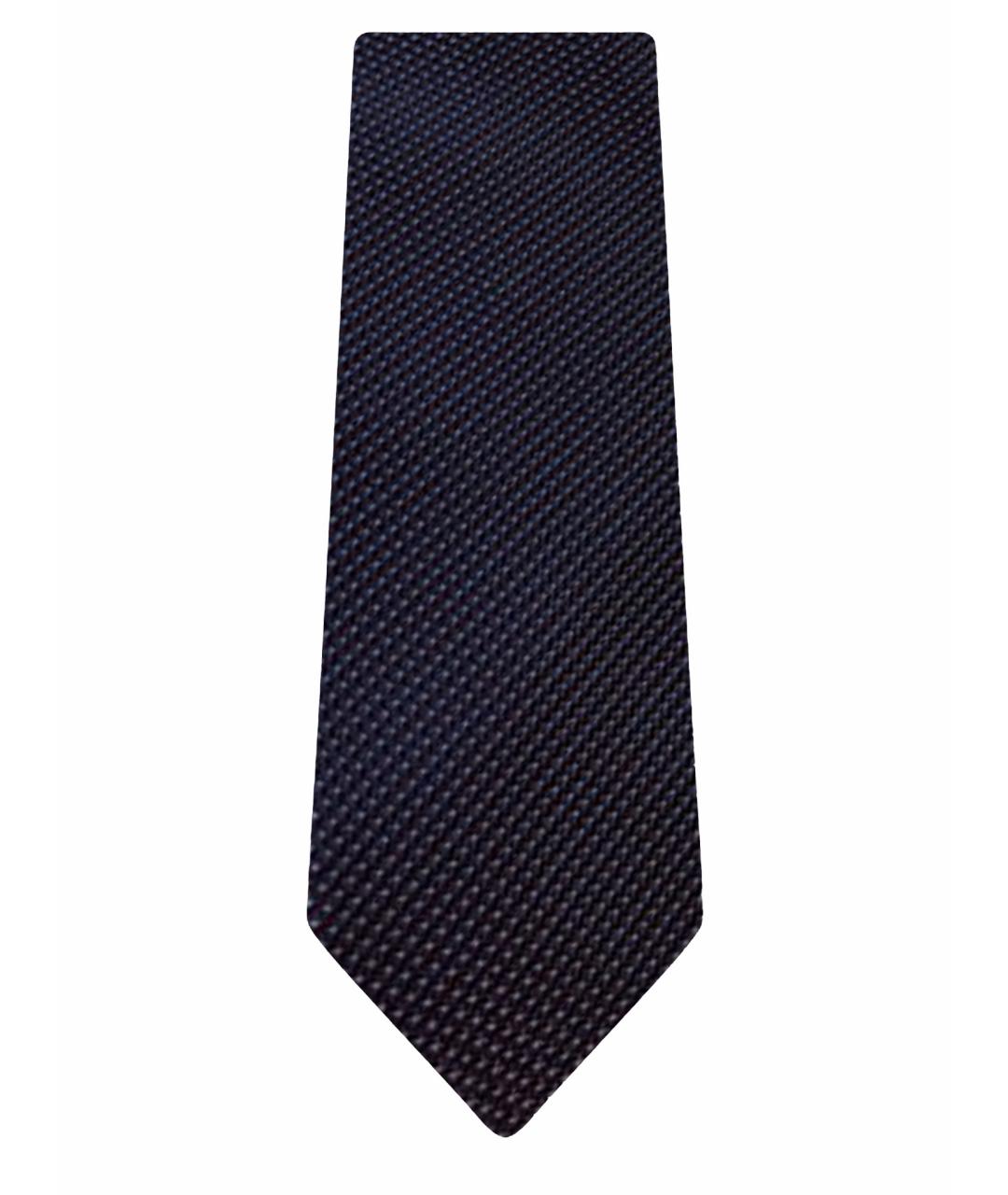 BRIONI Синий шелковый галстук, фото 1